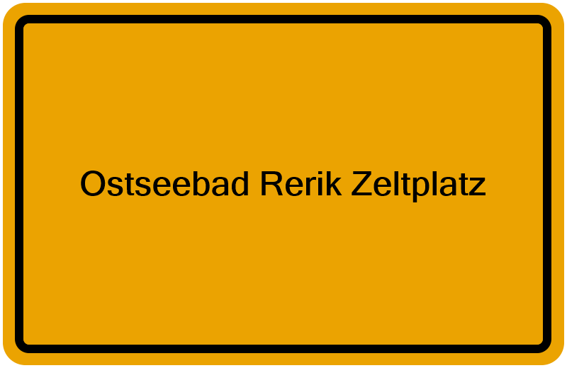 Handelsregisterauszug Ostseebad Rerik Zeltplatz